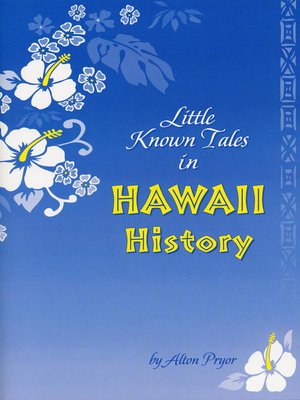 cover image of Little Known Tales in Hawaii History